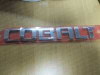 Шильдик «COBALT», задний, Кобальт, хром