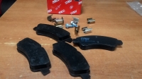 Колодки передние PEUGEOT 206,207,307, 1007, PARTNER, CITROEN C2,C3,C4,DS3, BERLINGO